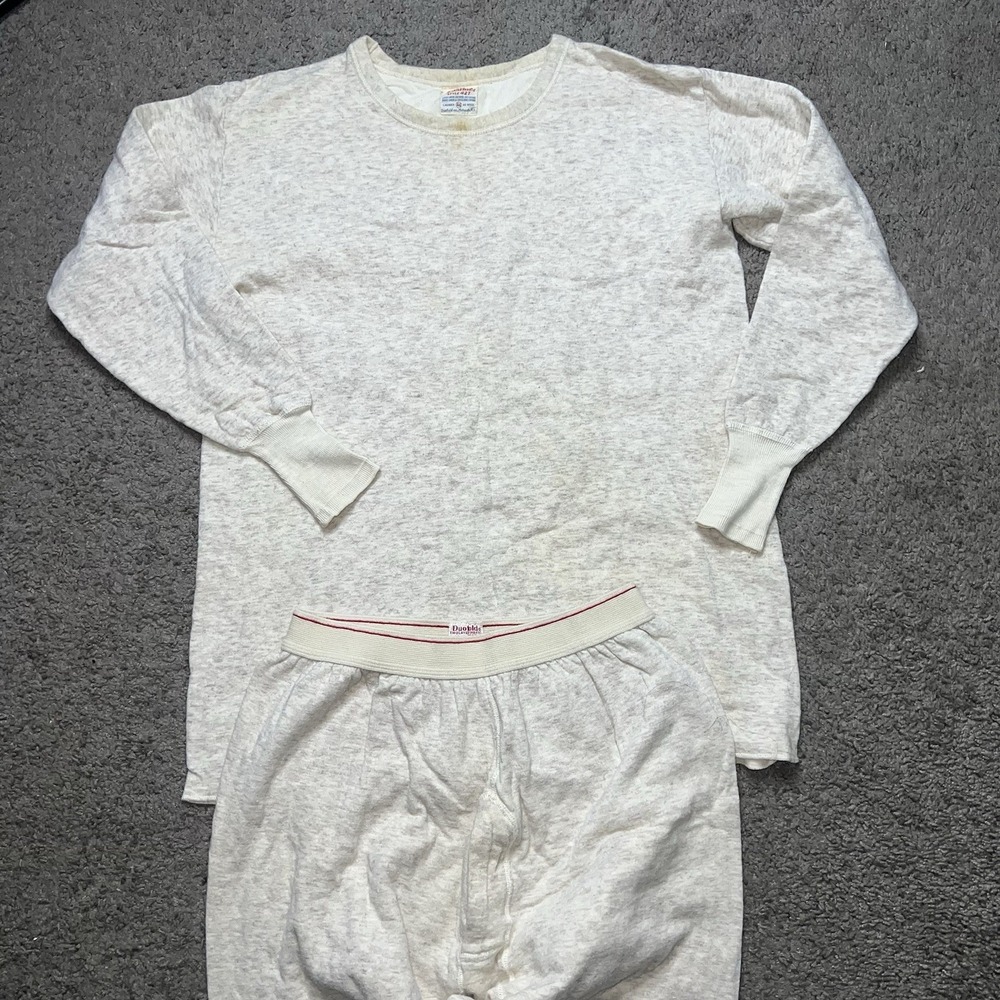 Rare Vintage‎ 1960's Duofold Thermal Shirt And Pants Size 47/40